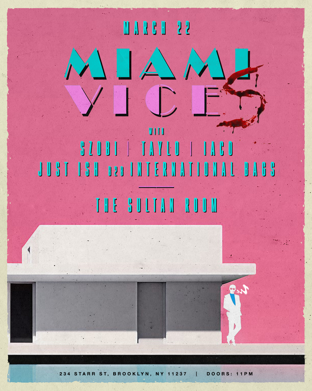 Miami Vices - フライヤー表