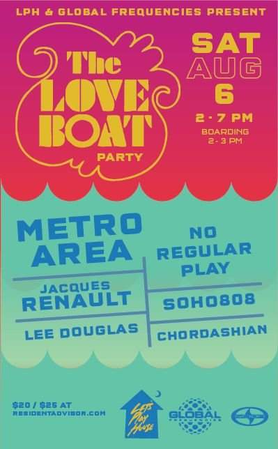 The Love Boat presented By Let's Play House & Global Frequencies - Página frontal