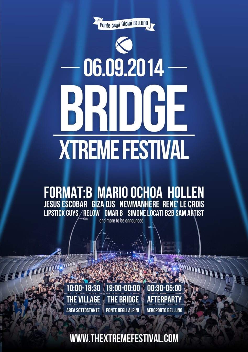 Bridge Xtreme Festival - Página frontal