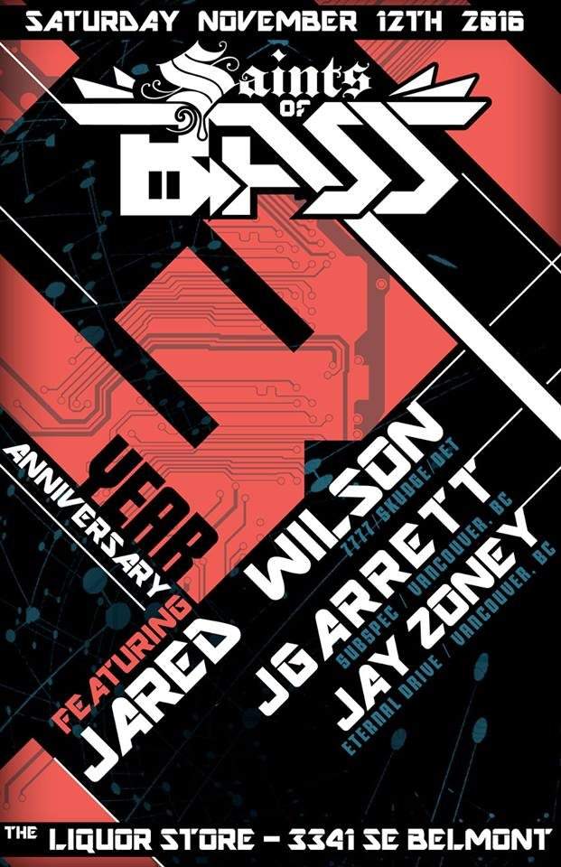 Jared Wilson, Jay Zoney & Jgarrett - Saints of Bass - Página frontal
