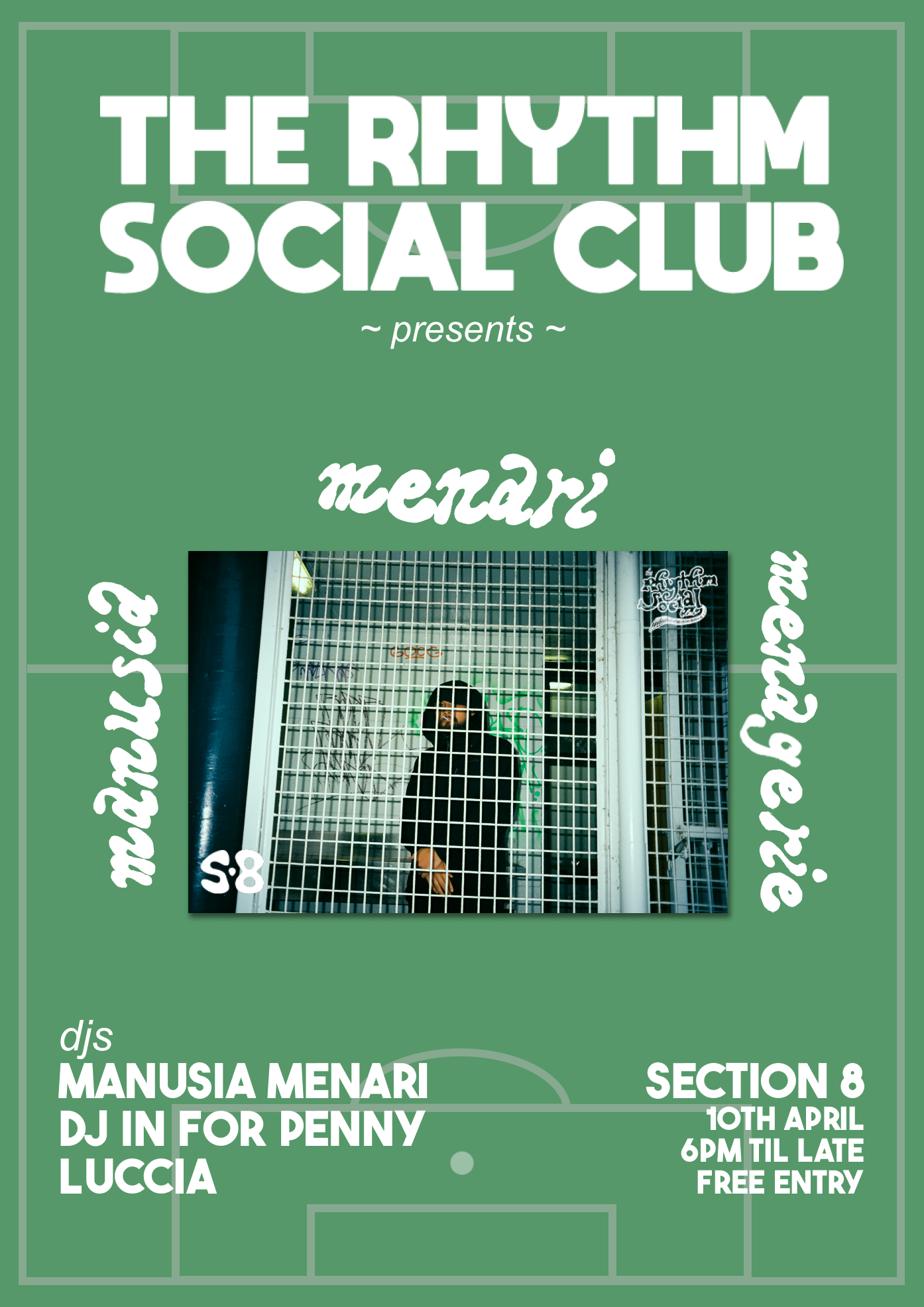 The Rhythm Social Club presents Manusia Menari Menagerie - フライヤー表