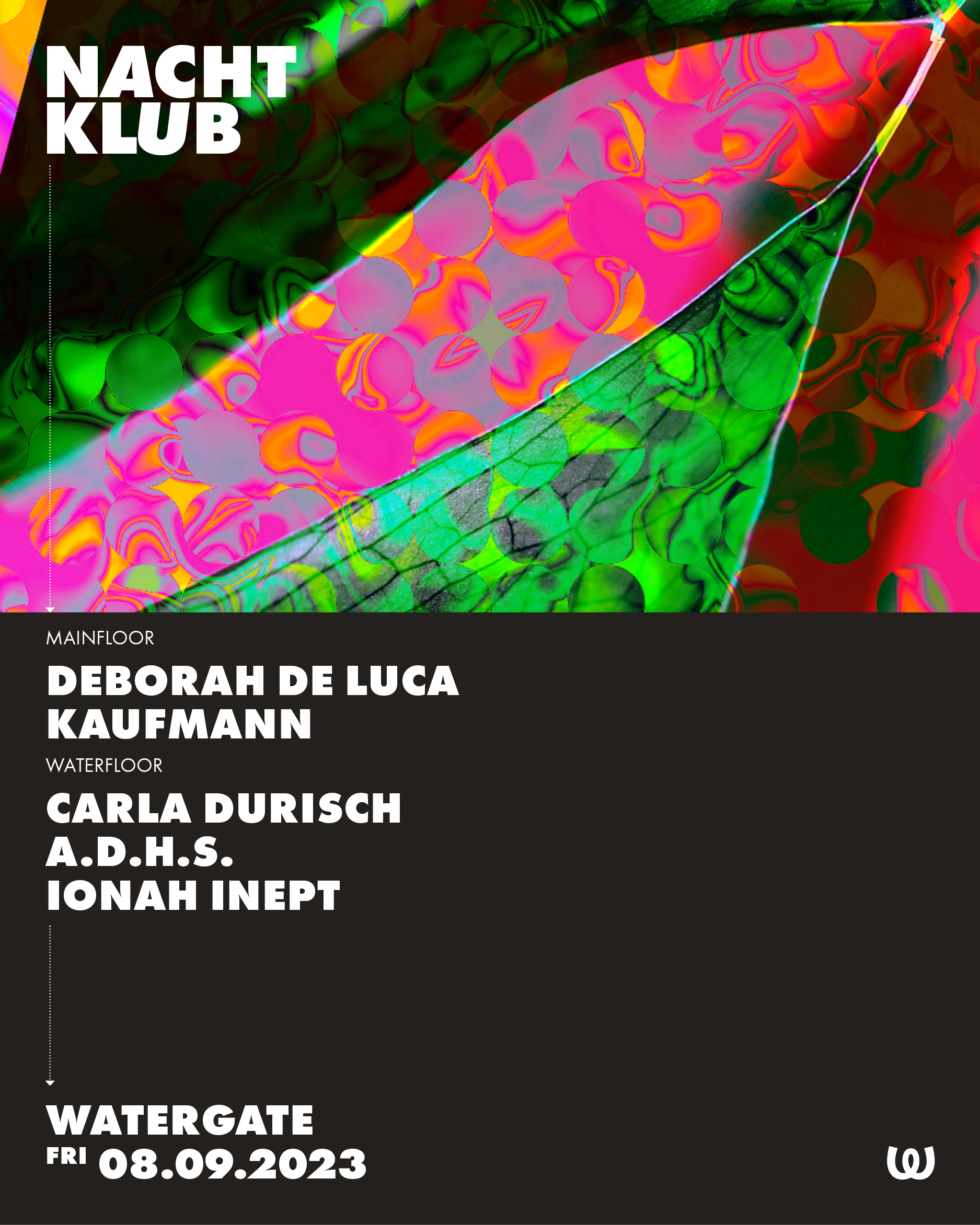 Nachtklub: Deborah De Luca, Carla Durisch, Kaufmann, A.D.H.S., Ionah Inept - Página trasera