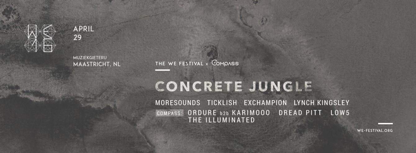 The WE Festival 2016: Concrete Jungle - Página frontal