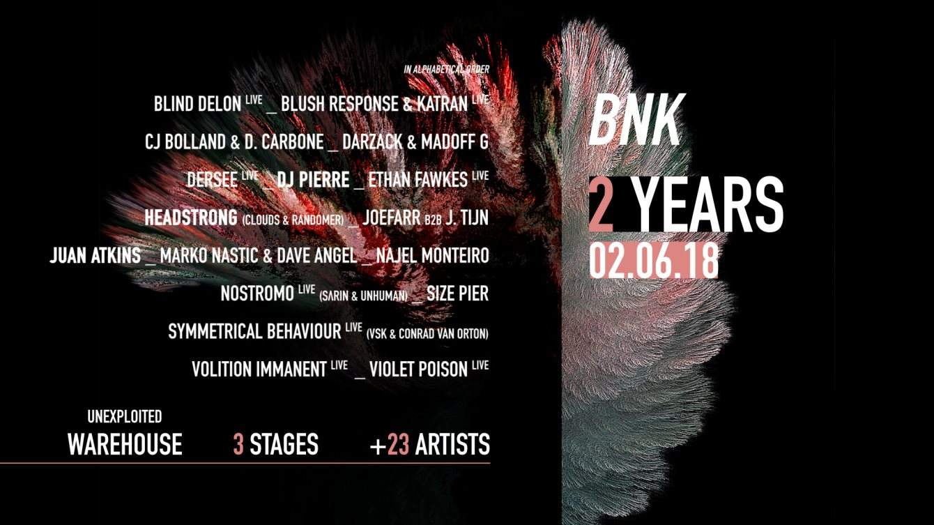 BNK: 2nd Anniversary - フライヤー表