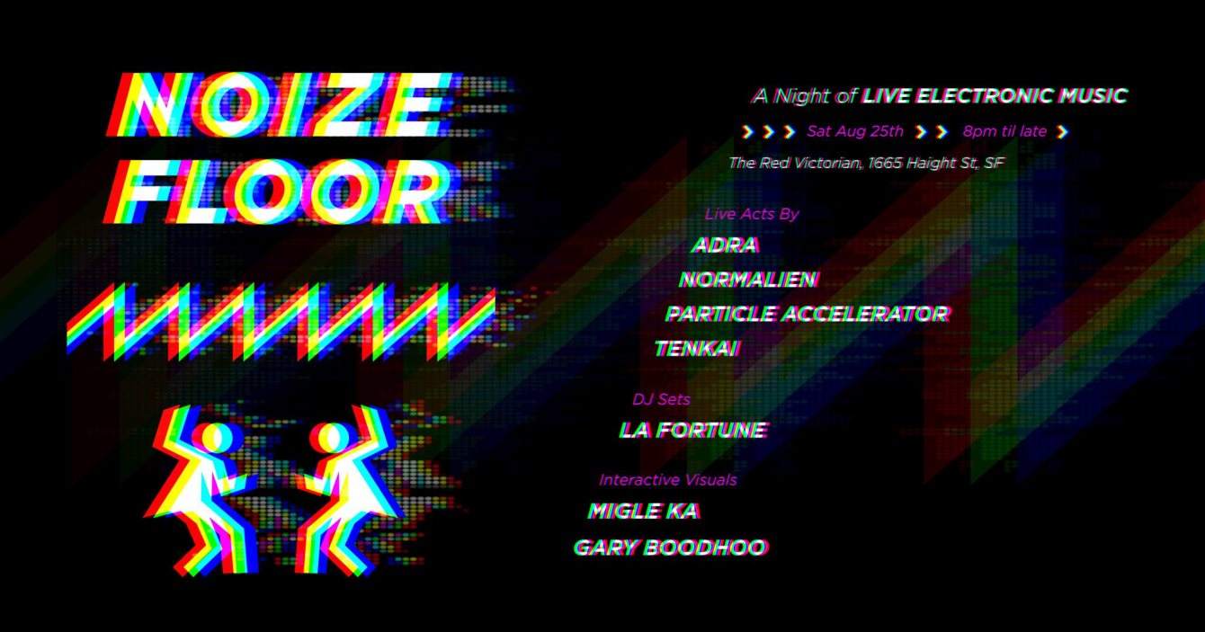 Noize Floor with Adra / Normalien / Ten Kai / Particle Accelerator / La Fortune - Página frontal