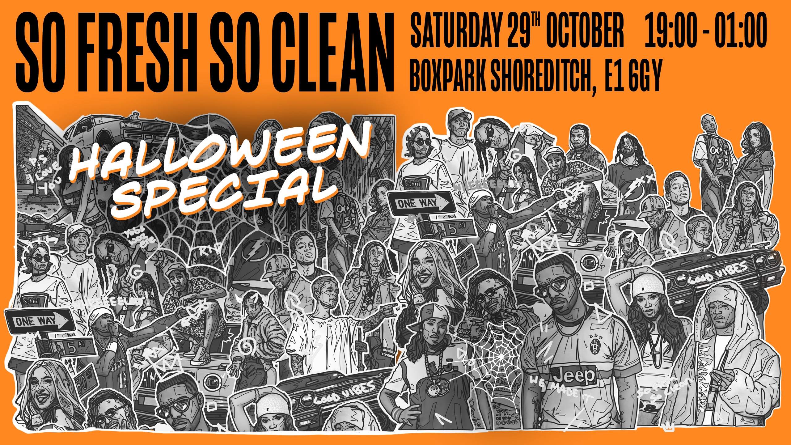So Fresh So Clean - Saturday 29th October - Halloween at Boxpark - Página frontal