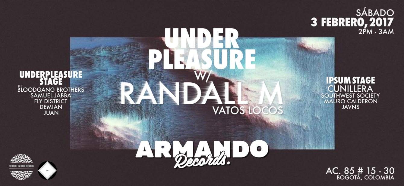 Under Pleasure with Randall M - フライヤー表