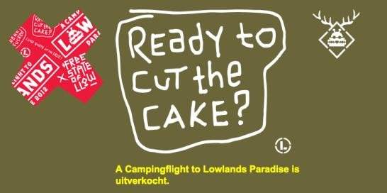 Lowlands 2012 - Day 1 - Ready To Cut The Cake???? - フライヤー表