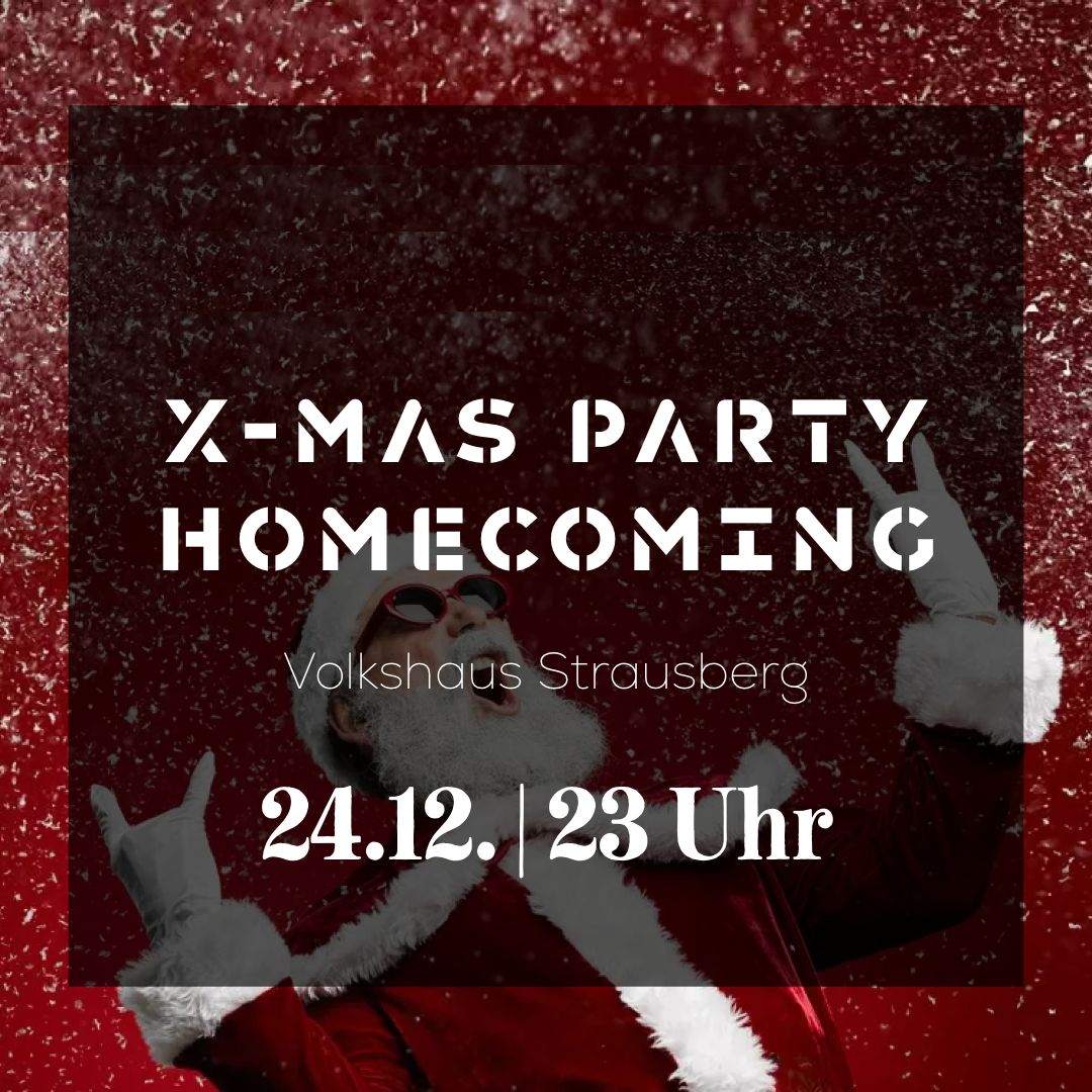 X-MAS Party Homecoming - Página frontal