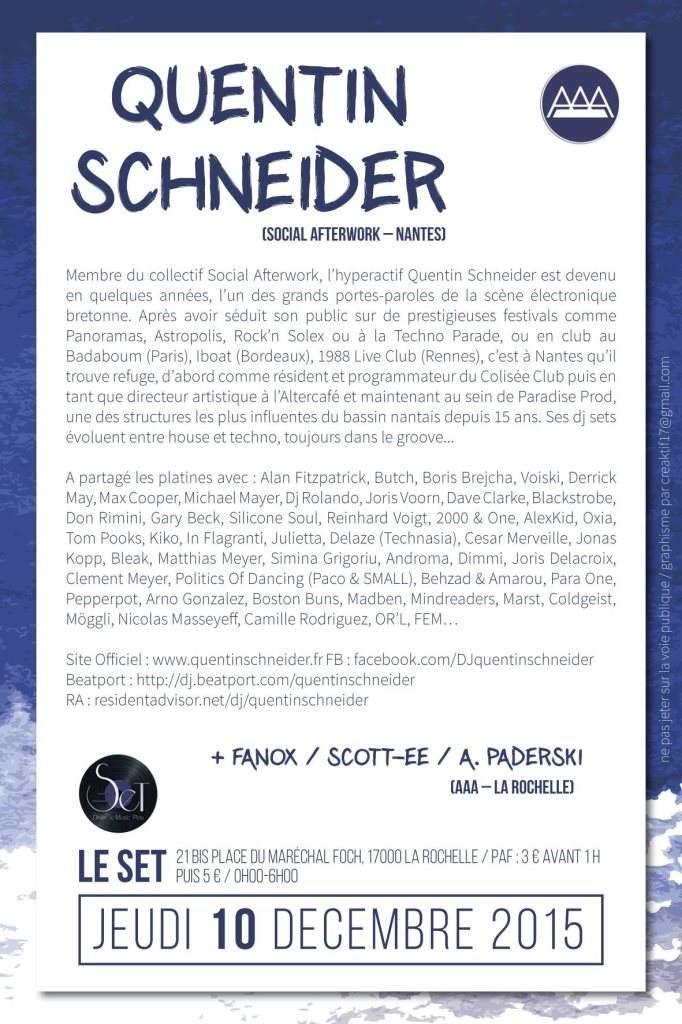 AAA Invite Quentin Schneider - Página trasera