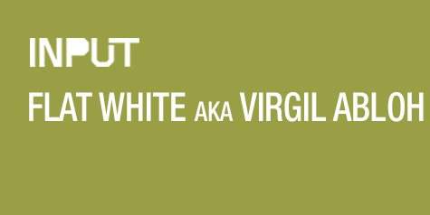 Flat White aka Virgil Abloh/ Heron Preston at Output - Página frontal