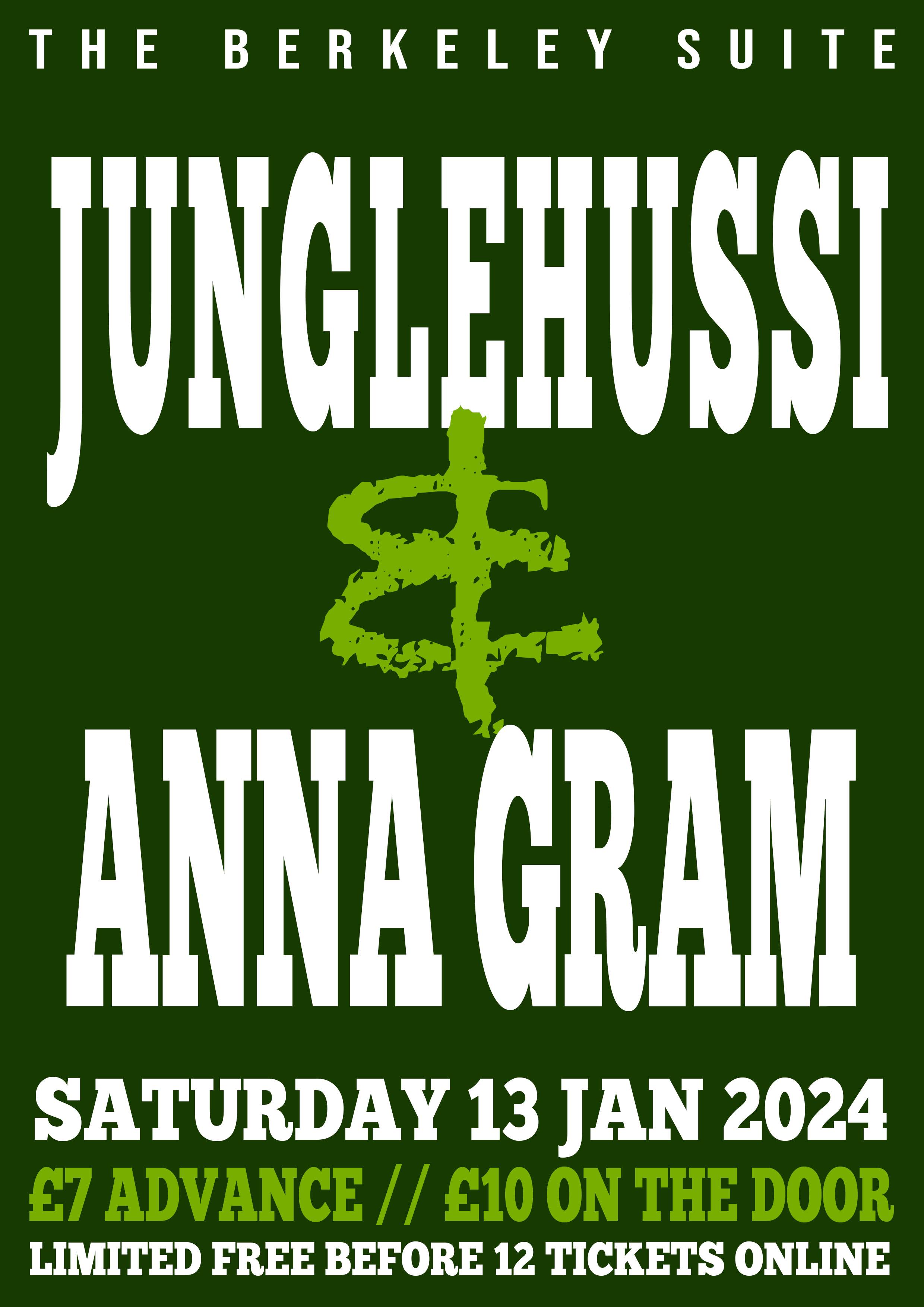 The Berkeley Suite - Junglehussi & Anna Gram (LIMITED FREE B4 12 TIX) - Página frontal