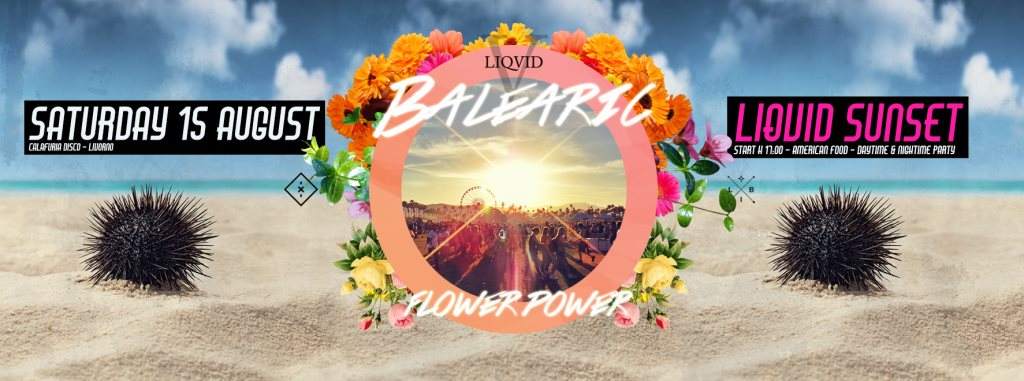 Liqvid Flower Power - Day & Night Party - Página trasera