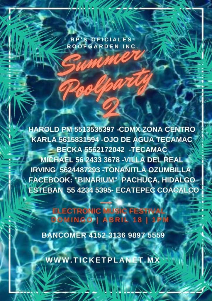 Summer Pool Party Vol 2 - Página trasera