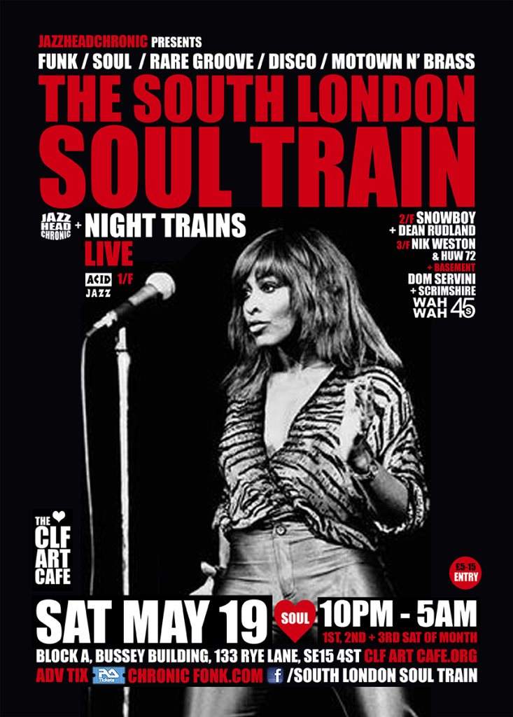 The South London Soul Train Stevie Wonder Special with Brassroots (Live) - More on 4 Floors - Página trasera