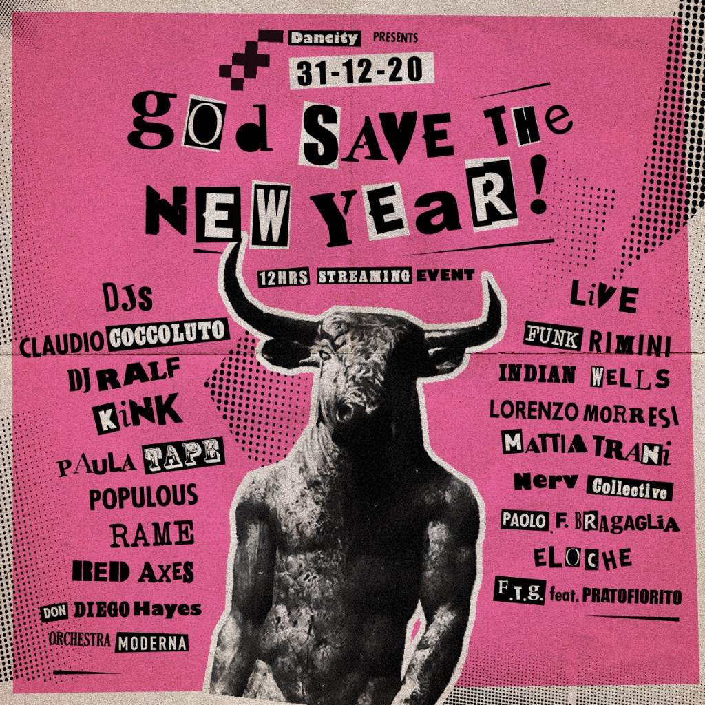 Dancity presents God Save The New Year - フライヤー表
