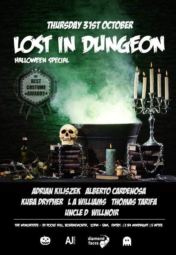 Lost In Dungeon - Halloween Special Fancy Dress Party - Página trasera