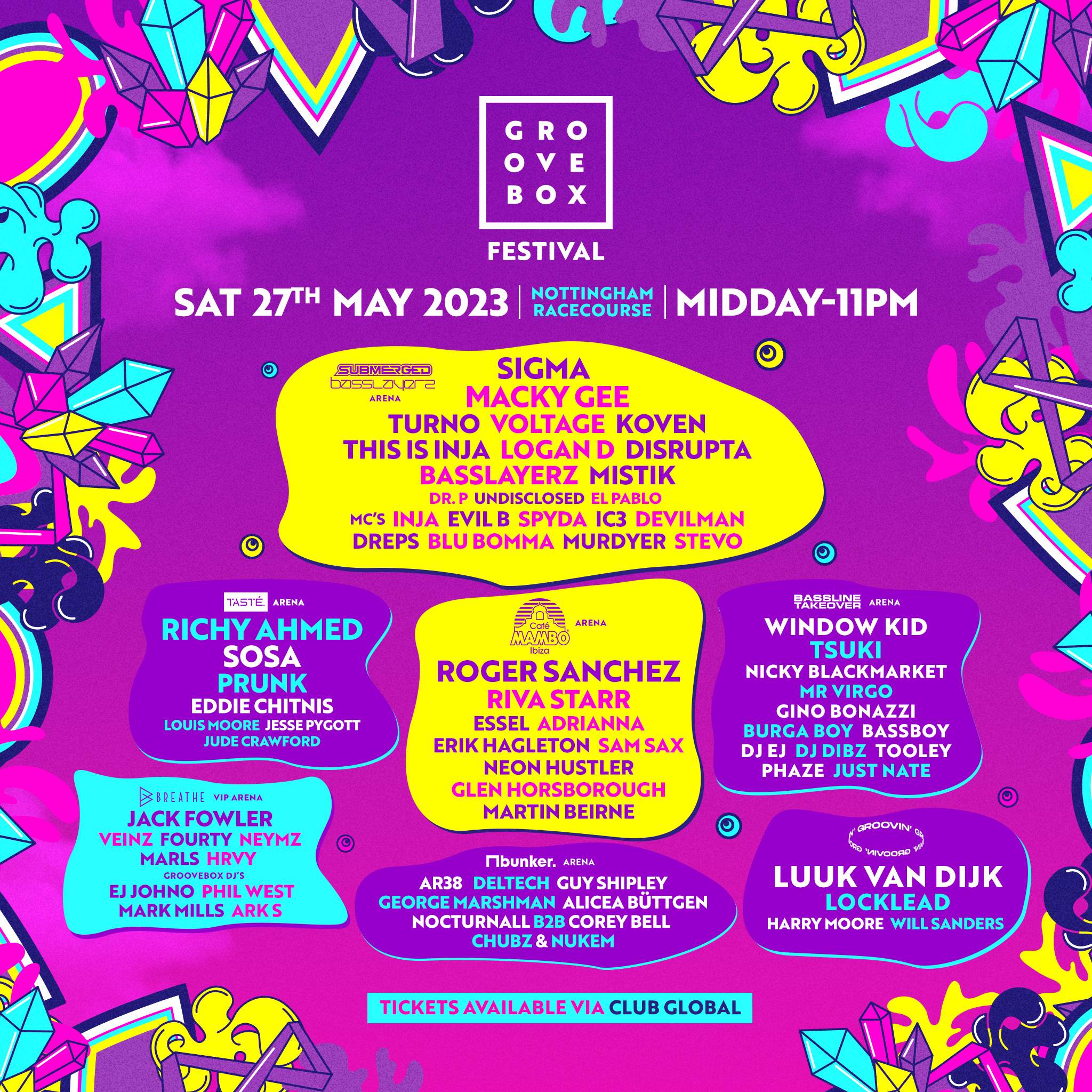 Groovebox Festival 2023 at Nottingham Racecourse, Nottingham