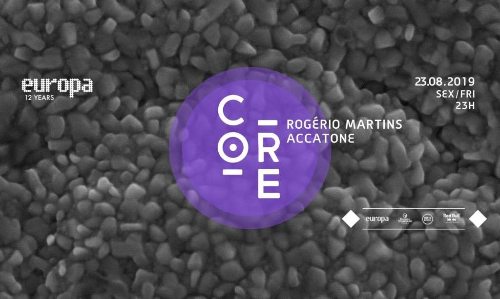 Rogério Martins ✚ Accatone - Europa's Core - フライヤー表