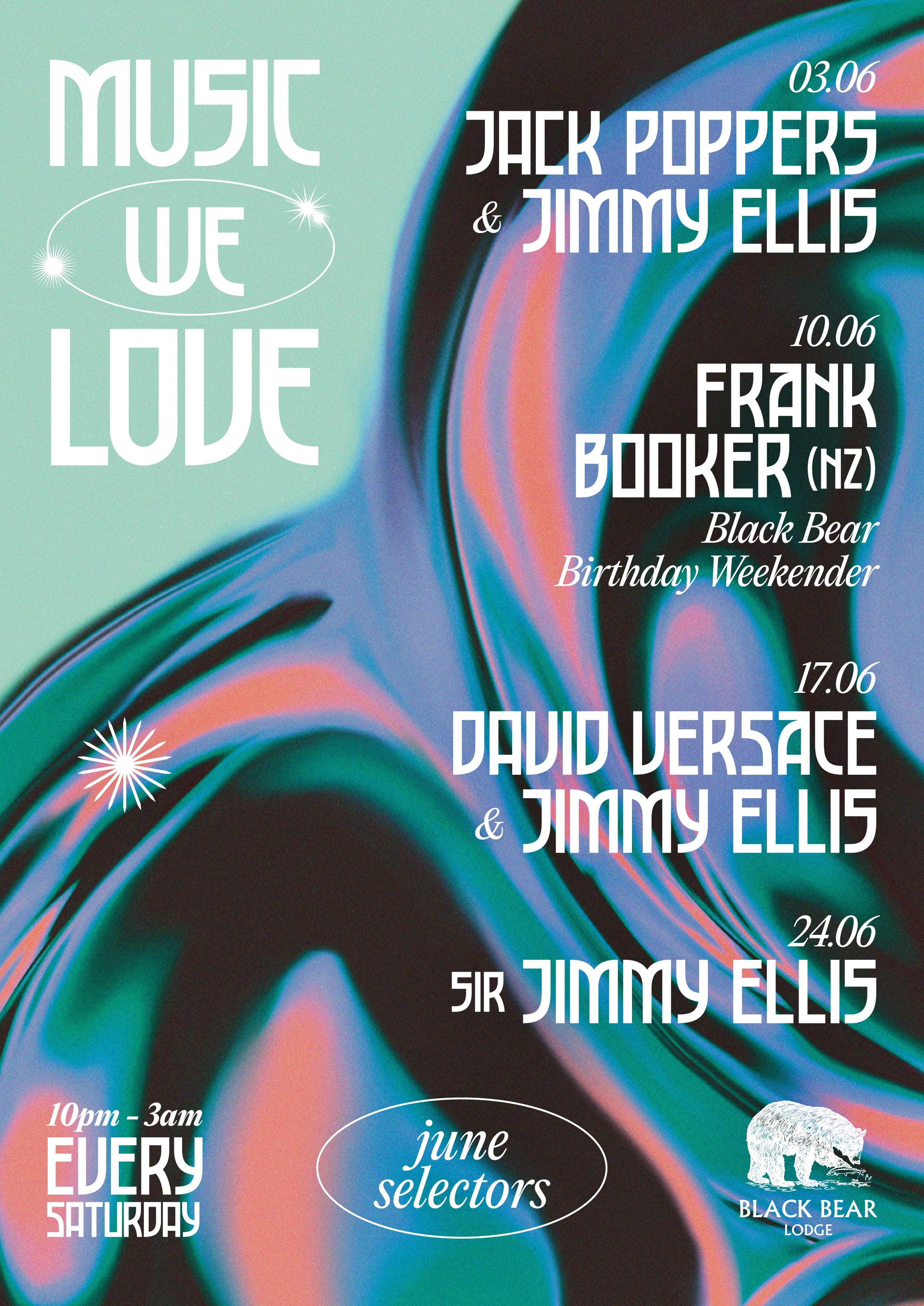 Music We Love - Jimmy Ellis & Jack Poppers - Página frontal
