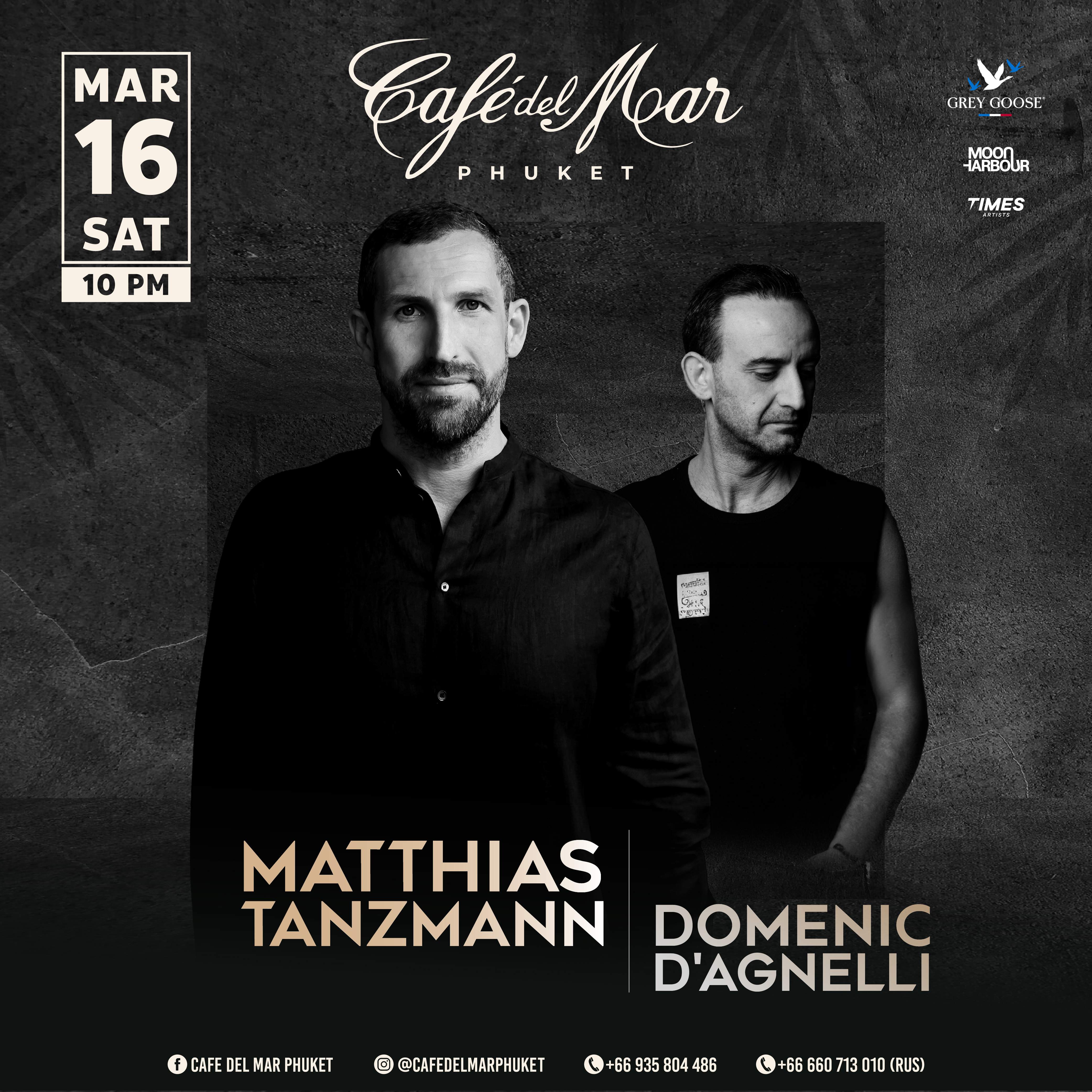 Matthias Tanzmann & Domenic D'Agnelli - 16.03.24 - フライヤー表