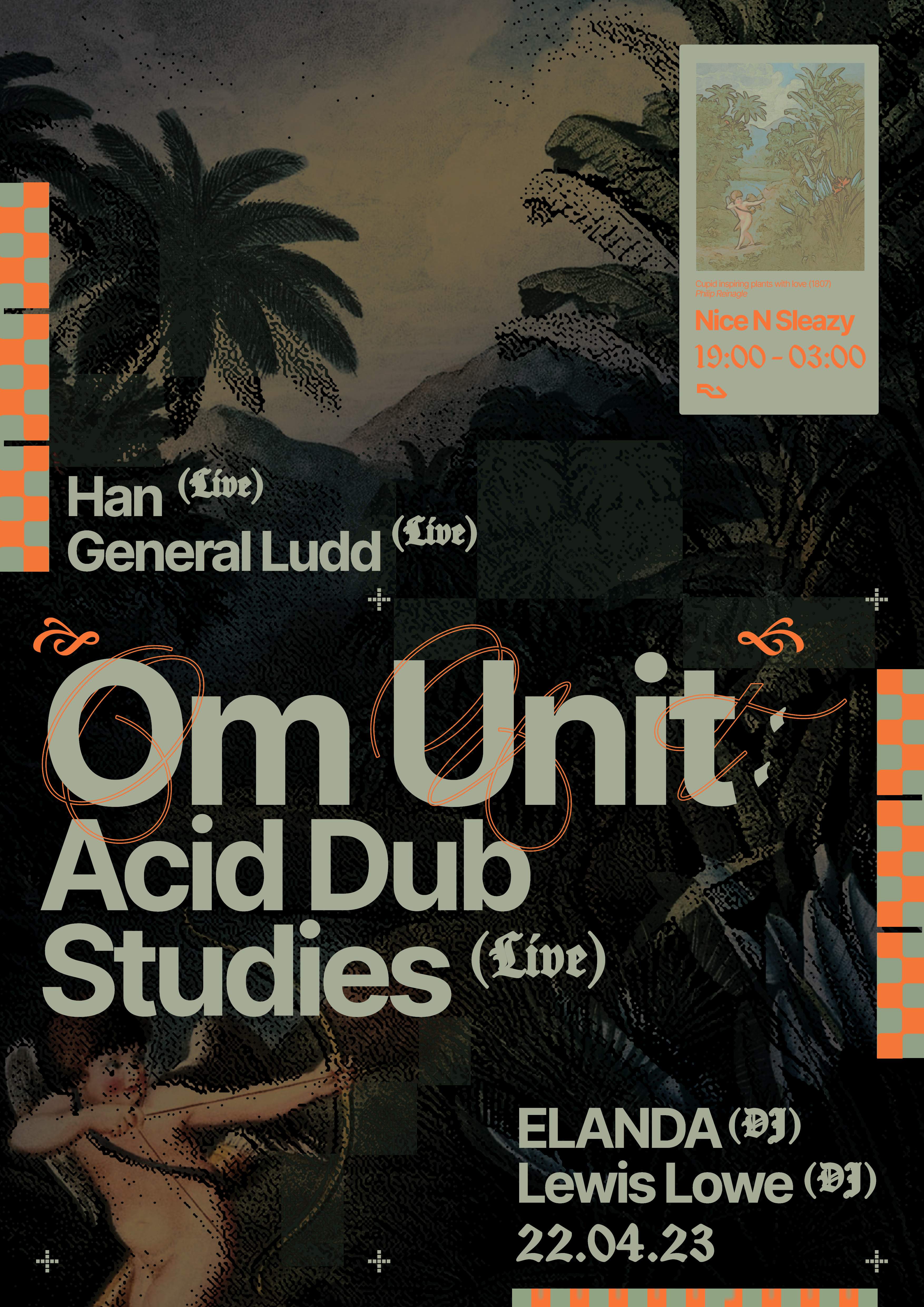 Om Unit: Acid Dub Studies (Live) - Página frontal