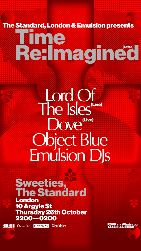 The Standard, London + Emulsion presents: Time Re:Imagined - フライヤー表