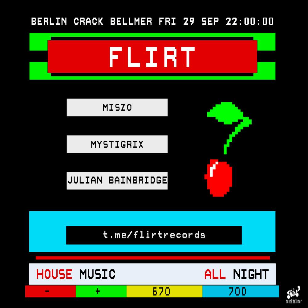 Flirt with miszo, Mystigrix, Julian Bainbridge at Crack Bellmer, Berlin Flirt with miszo, Mystigrix, Julian Bainbridge at Crack... 