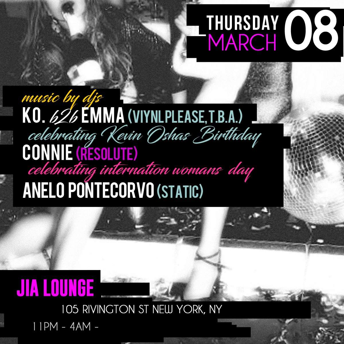 KO & Emma vs Connie & Anelo P at JIA Lounge - Página frontal