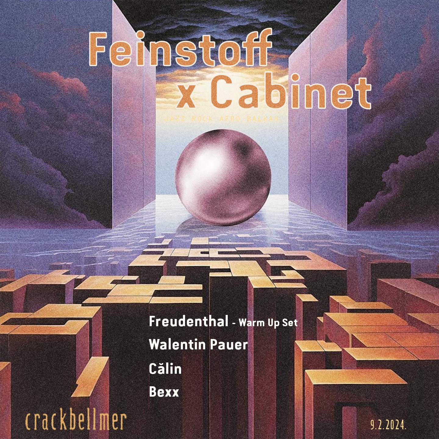 Feinstoff x Cabinet with Freudenthal, Walentin Pauer, Călin, Bexx - Página trasera