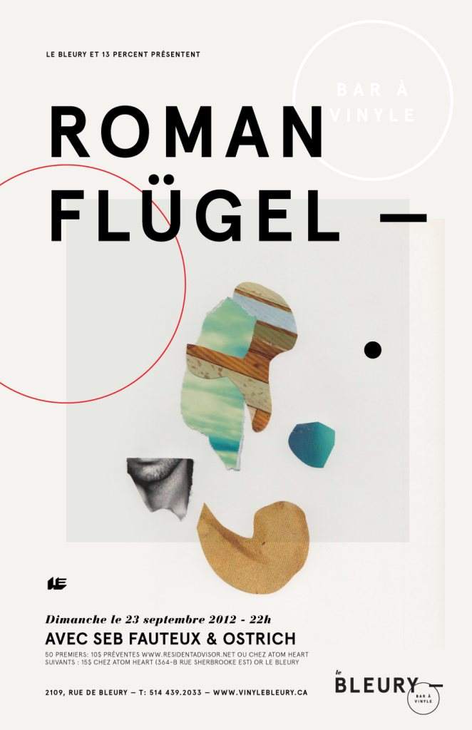 13percent & Le Bleury present Roman Flugel - Página frontal