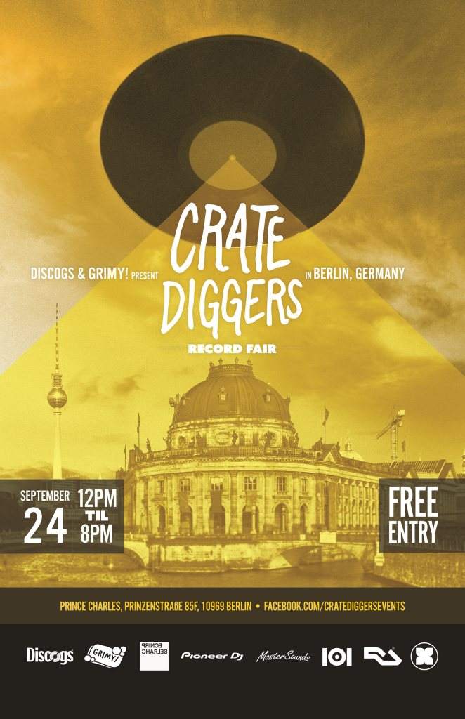 Discogs & Grimy! present Crate Diggers Berlin Record Fair & After Party - Página trasera