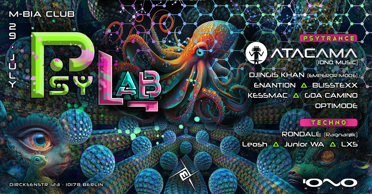 PsyLab with Atacama & Djingis Khan at M-BIA, Berlin