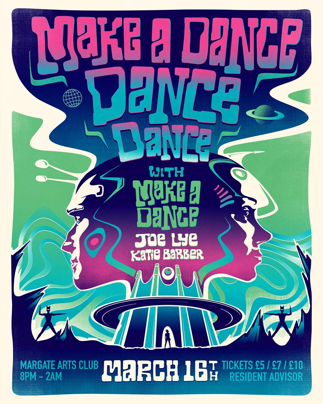 DANCE DANCE DANCE W/ Make A Dance - フライヤー表