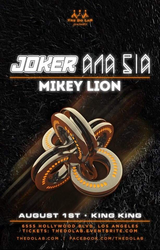 The Do LaB presents Joker, Ana Sia, and Mikey Lion - Página frontal
