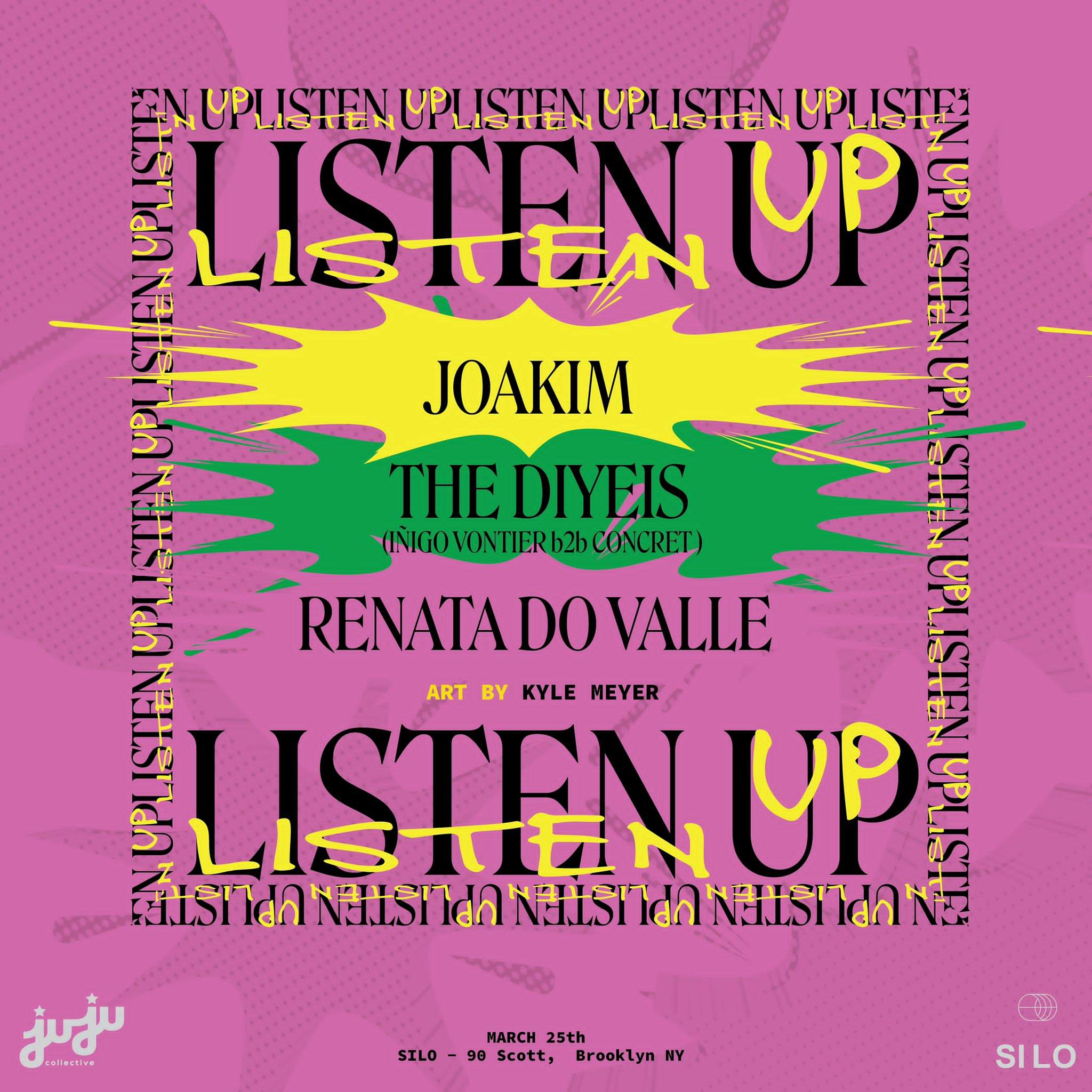 LISTEN UP: Joakim + Iñigo Vontier b2b Concret + Renata Do Valle - Página frontal
