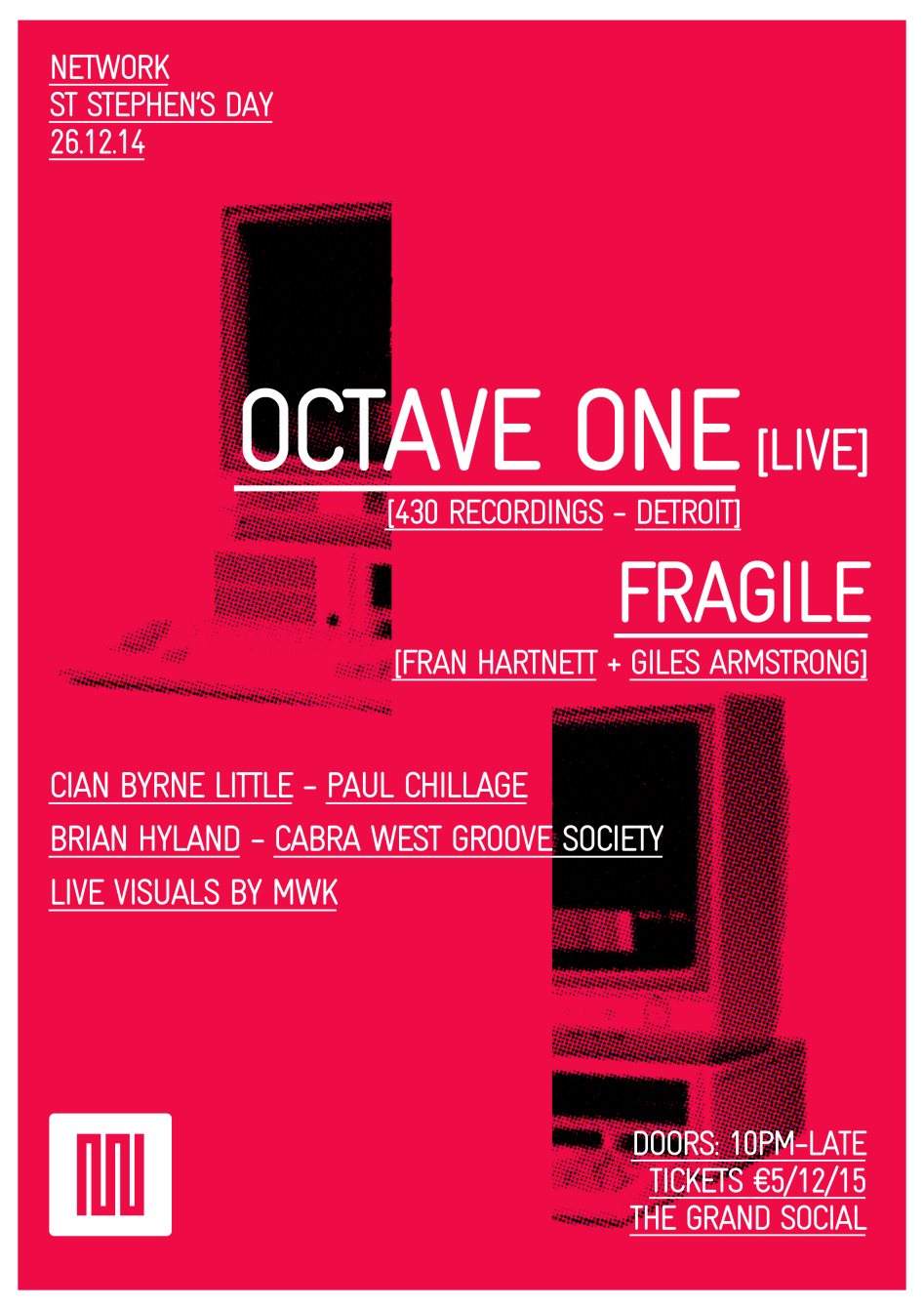 Network: Octave One (Live), Fragile + Guests - Página trasera