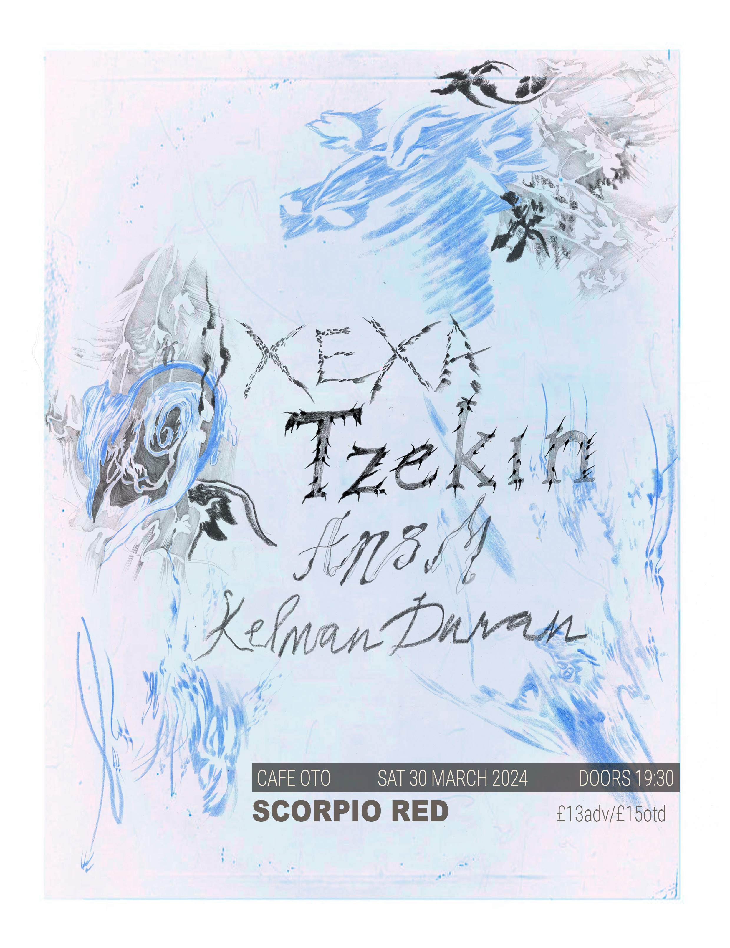 Scorpio Red: Xexa, Tzekin, Kelman Duran and Ans M - Página frontal