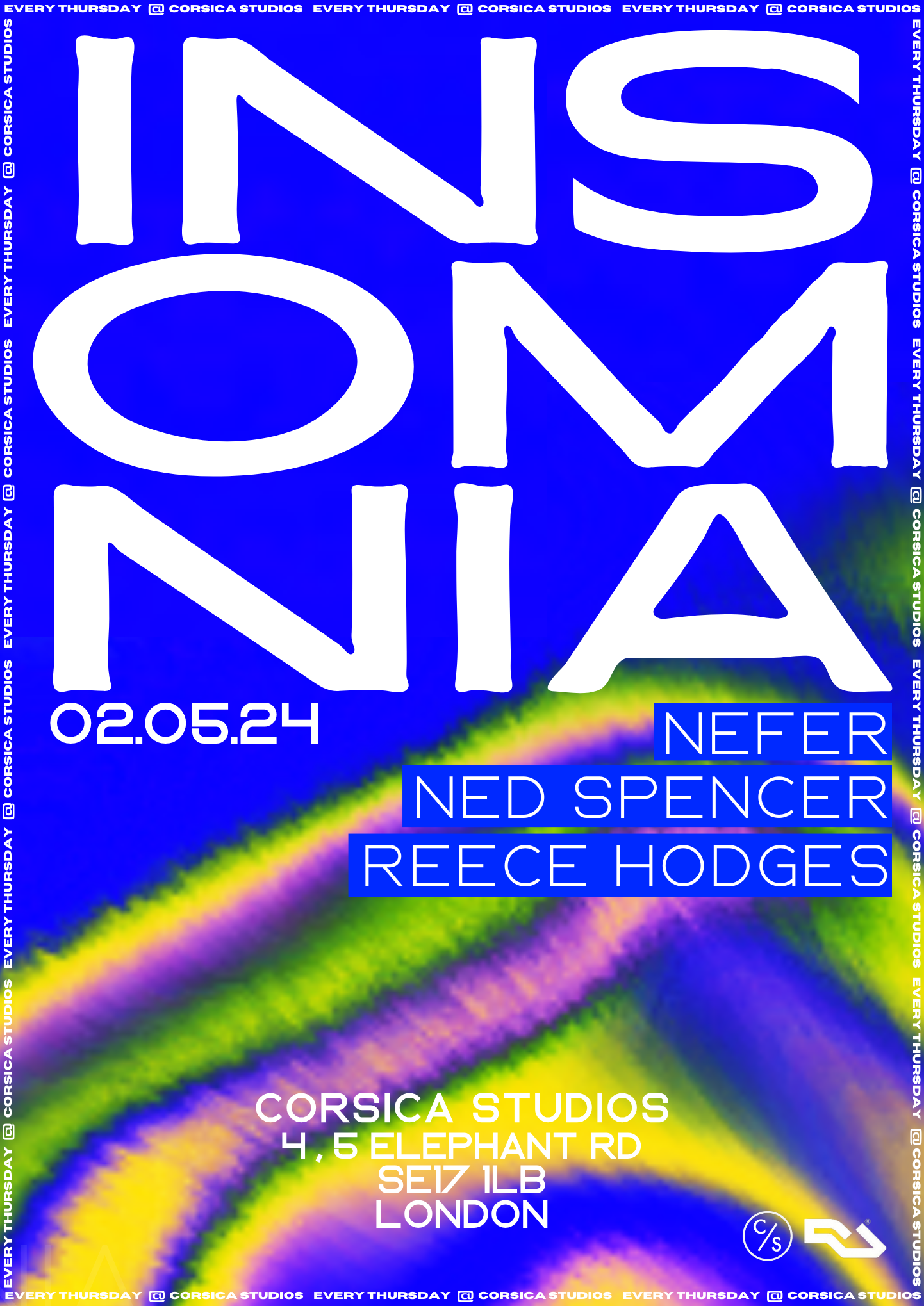 Insomnia London: Ned Spencer, Nefer, Reece Hodges - Página frontal