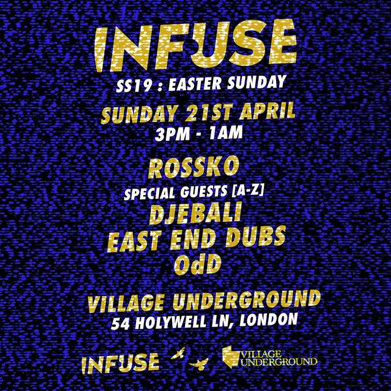 Infuse Easter Sunday - フライヤー表