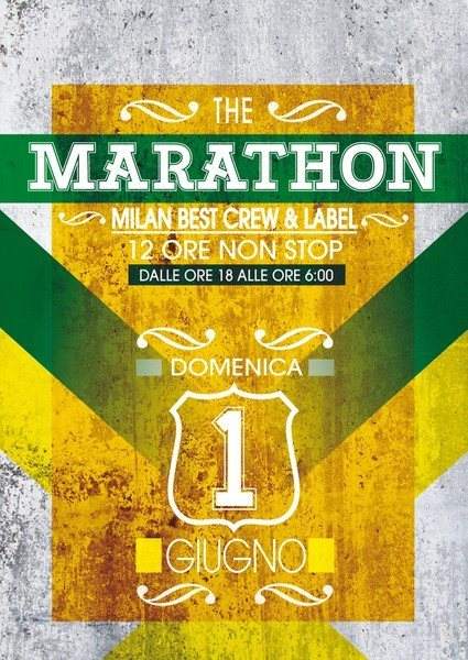 The Marathon - 12 ORE NON Stop Music - Página trasera