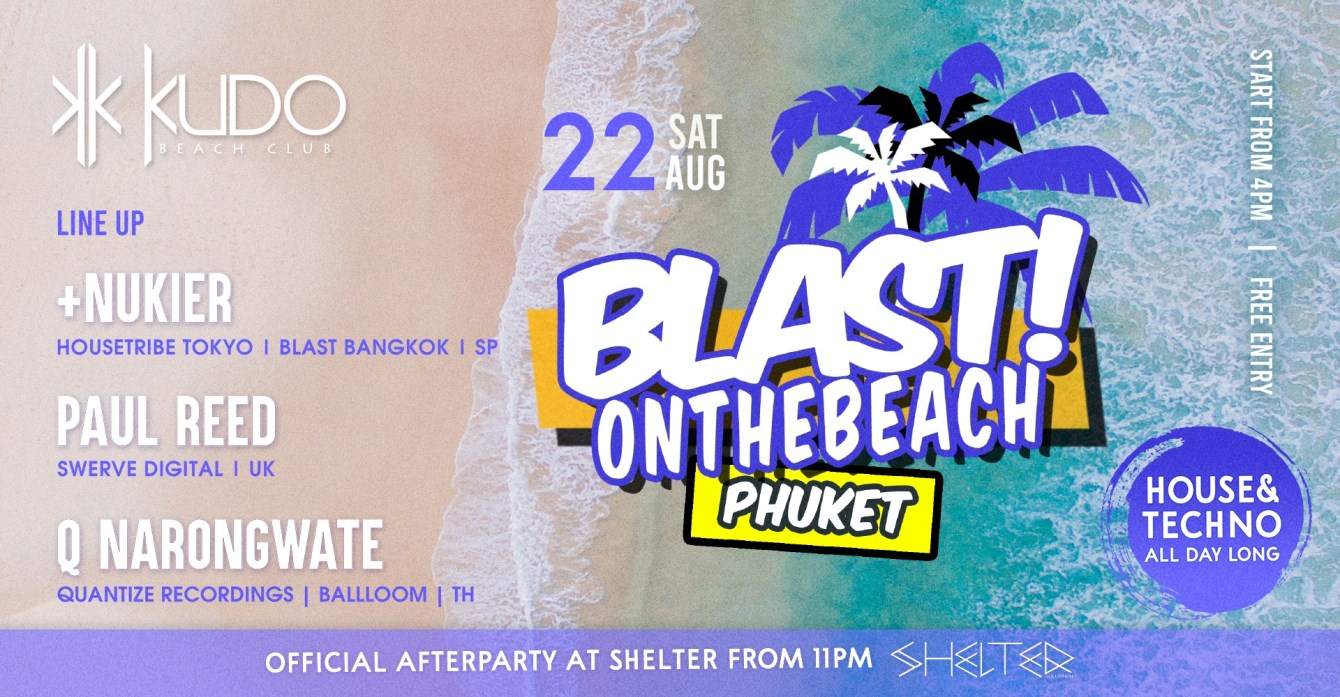 Blast On The Beach Phuket - SAT 22 AUG - Página frontal