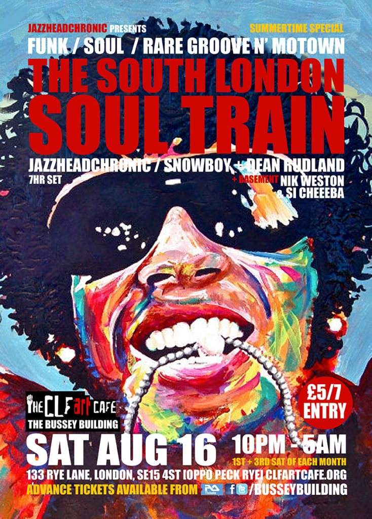 The South London Soul Train Summertime Special - Página frontal