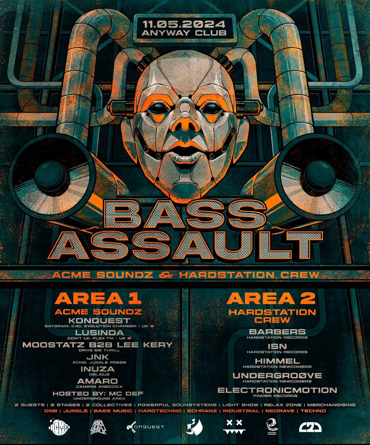 Hardstation & Acme Soundz presents: BASS ASSAULT - Página frontal