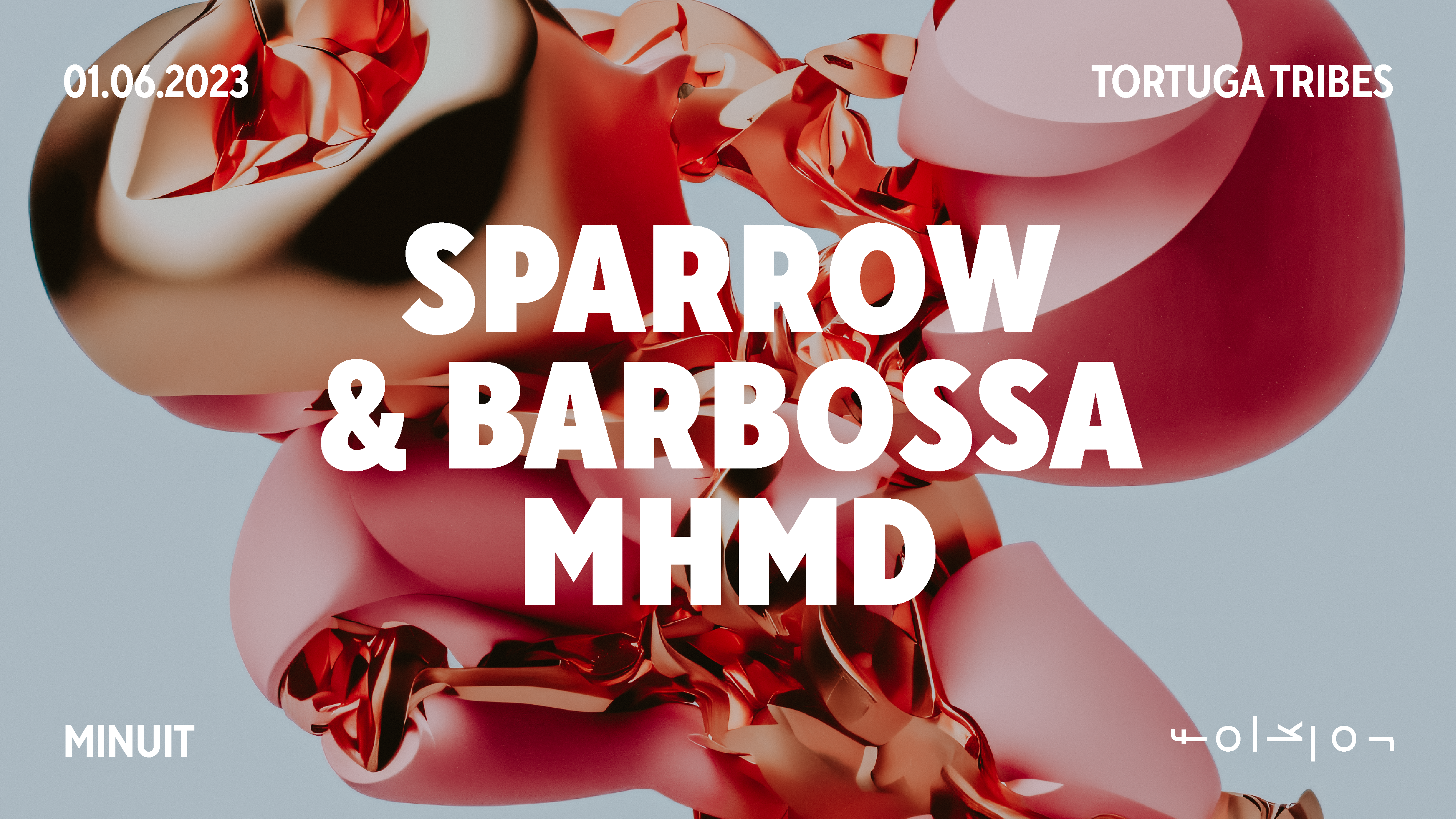 Tortuga Tribes /// Sparrow & Barbossa - MHMD - フライヤー表