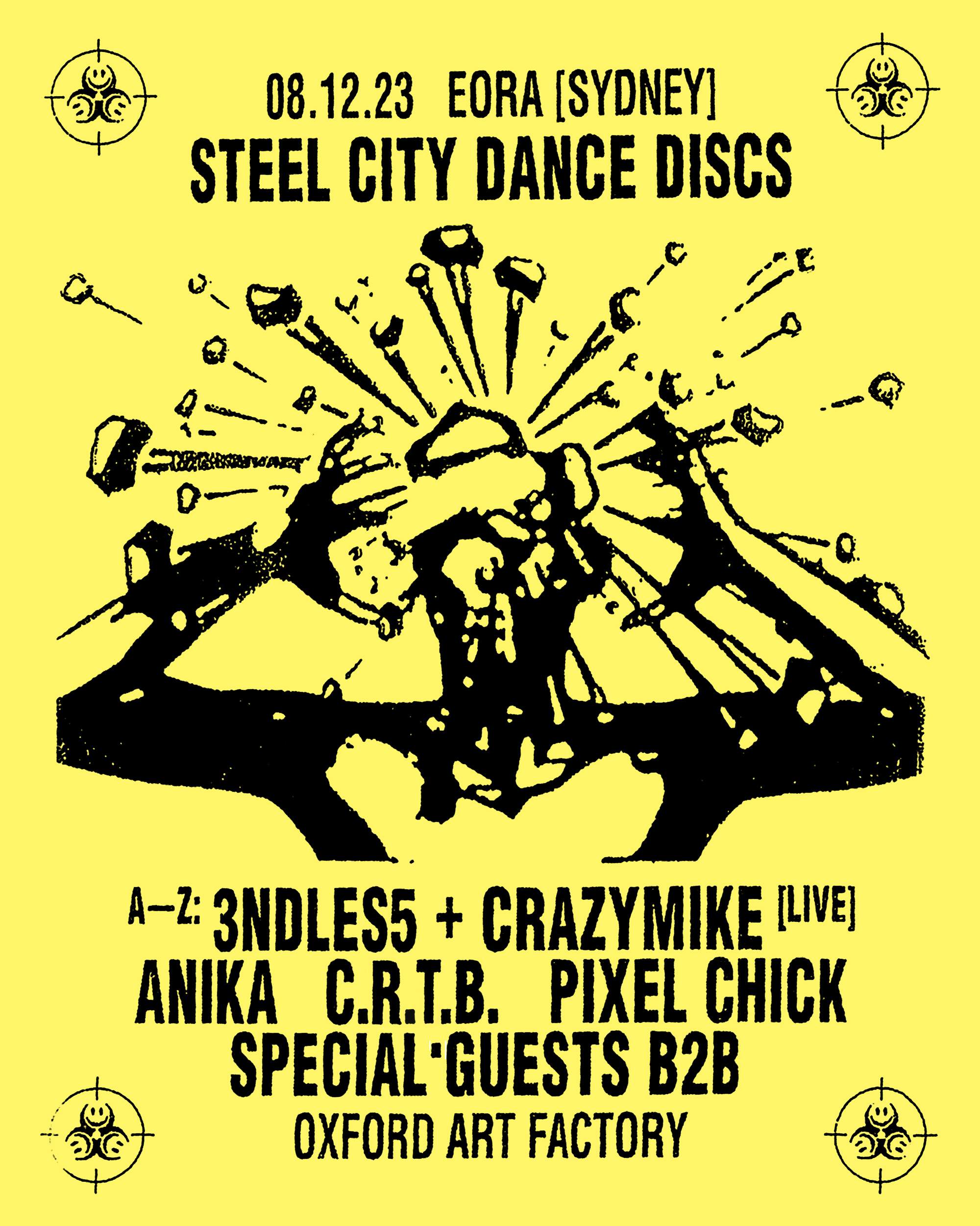 Steel City Dance Discs with 3NDLES5 + Crazymike, Special Guest b2b , C.R.T.B, ANIKA at Oxford