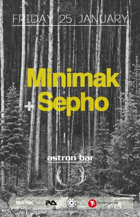 Minimak & Sepho - フライヤー表