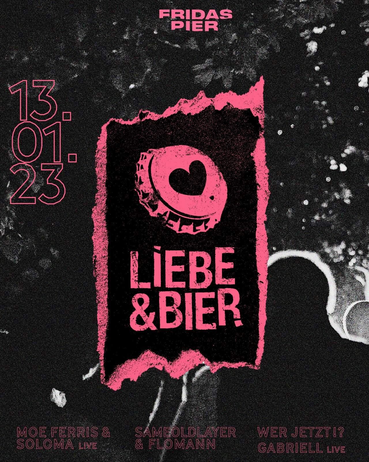 LIEBE & BIER x Fridas Pier - フライヤー表