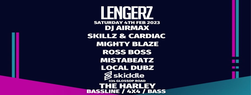 Lengerz Saturday 4th February - フライヤー表
