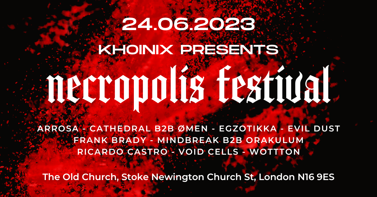 Khoinix presents: Necropolis Festival II - フライヤー表